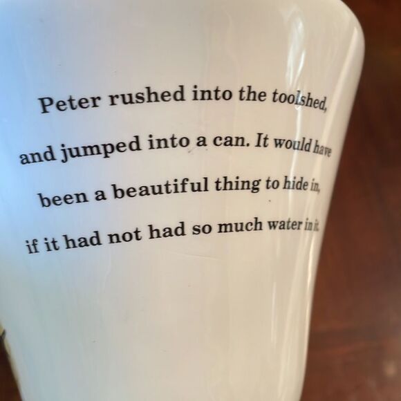 Peter Rabbit Beatrix Potter Planter Basket Teleflora 1998 Ceramic Flower… - Picture 9 of 11